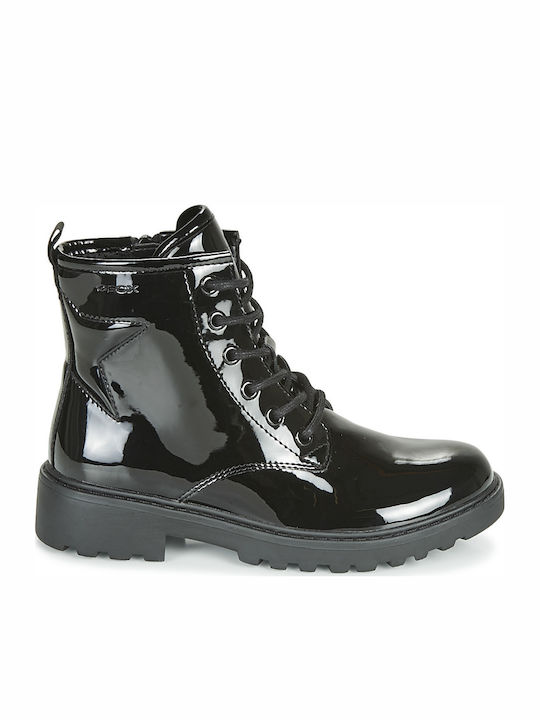 Geox J Casey Stiefelchen Schwarze