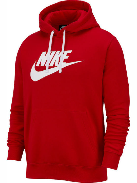Club Sweatshirt With Hood University Red