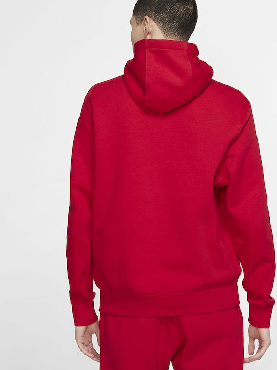 Club Sweatshirt With Hood University Red