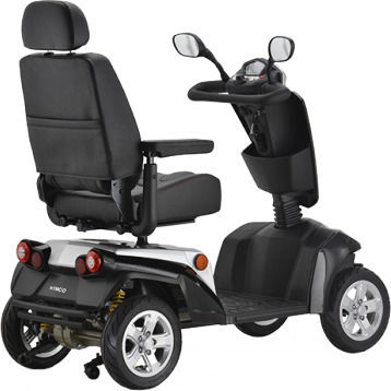 Kymco Healthcare Maxer Инвалидна количка скутер 13" с Прост гръб 56.5см