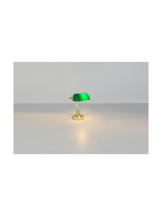Globo Lighting Office Lamp for Socket E14 in Green Color