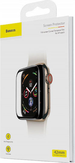 Baseus Sticlă Tempered 3D Full Face Tempered Glass Pentru Apple Watch 38mm 1 Bucată SGAPWA4-C01