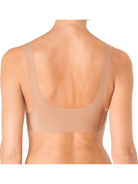 Zero Feel Women's Push Up Sports Bra Beige