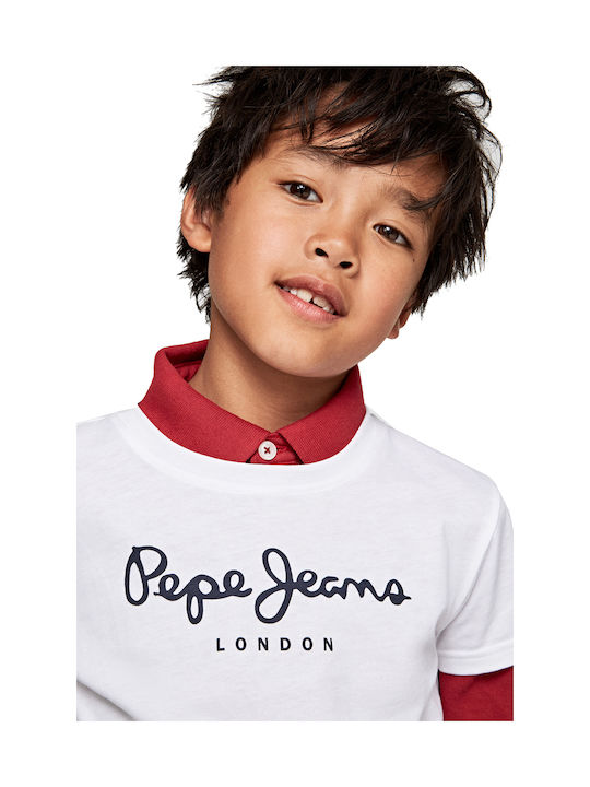 Kinder-T-Shirt Weiß