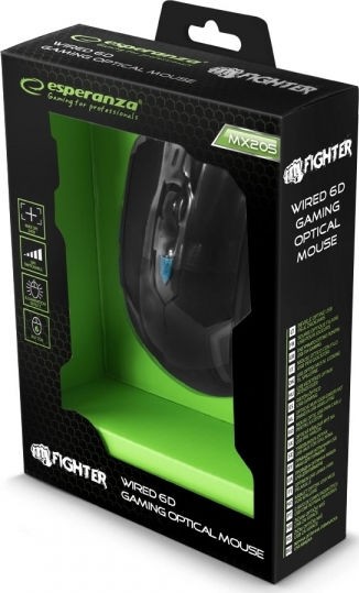 Esperanza EGM205 Gaming Mouse Black