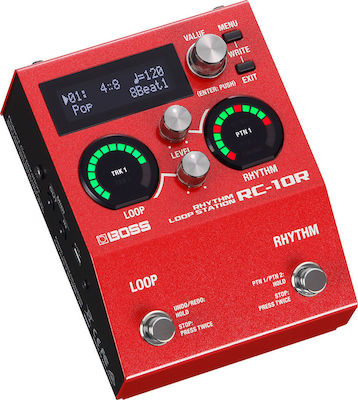 Boss Rhythm Loop Station RC-10R Pedals EffectLooper Electric Guitar and Electric Bass RC-10R