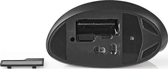 Nedis ERGOMSWS100BK Kabelloses Ergonomisches Vertikales Mäuse Schwarz