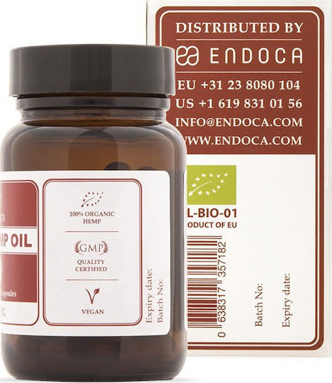 Endoca Raw Hemp 1500mg 30 κάψουλες