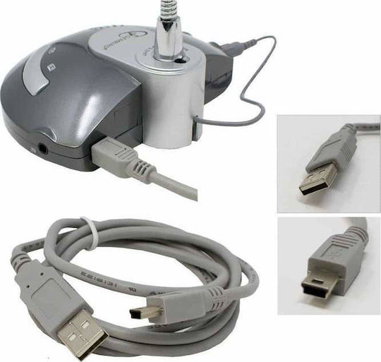 Gembird EMIC-ST Electret Μικρόφωνο USB Gooseneck