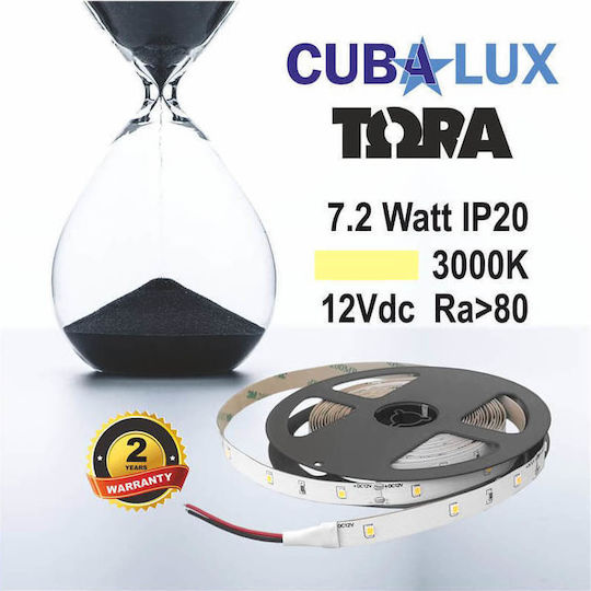 Cubalux LED Strip 12V Warm White Light 5m Type SMD2835