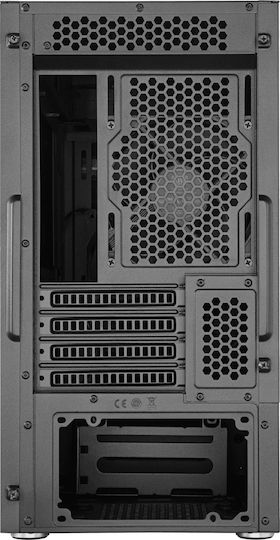 CoolerMaster Silencio S400 TG Gaming Mini Tower Κουτί Υπολογιστή με Πλαϊνό Παράθυρο Μαύρο