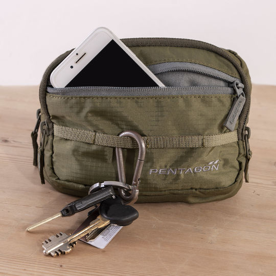 Pentagon Protean Military Pouch Waist made of Polyester Khaki 1.2lt