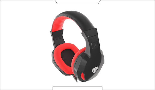 Genesis Argon 110 On Ear Gaming Headset με σύνδεση 3.5mm Κόκκινο