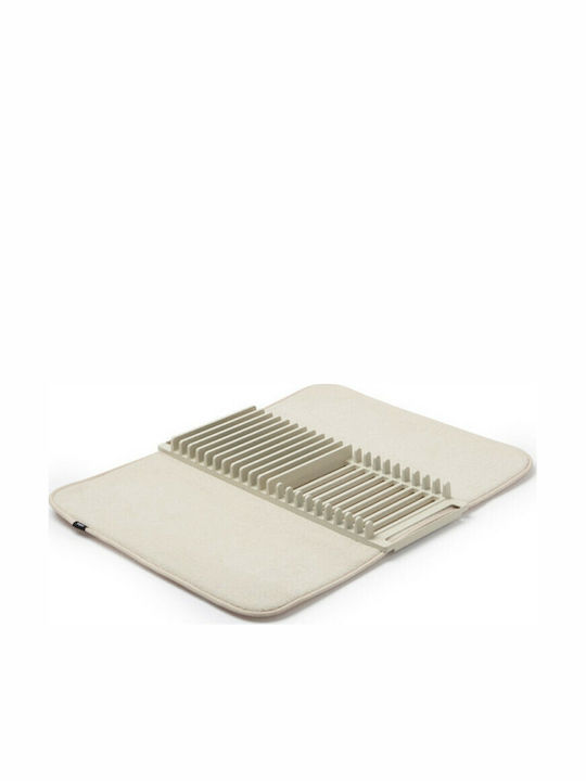 Umbra Udry Draining Mat Folding Plastic in Beige Color 61x46x4cm