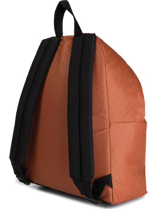 Eastpak Padded Pak'r Metallic Copper School Bag Backpack Junior High-High School Orange 24Liters