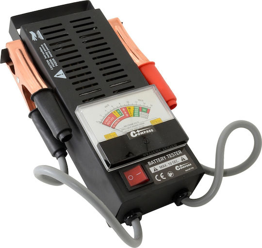 Compass 07173 Αναλογικό Battery Tester με Κροκοδειλάκια