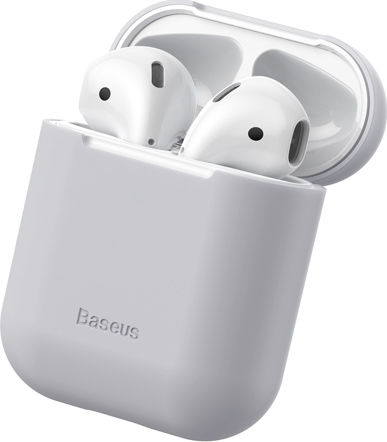Baseus Ultrathin Series Case Silicone in Gray color for Apple AirPods 1 / AirPods 2