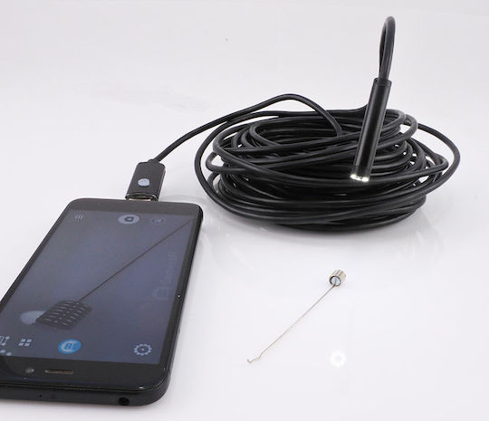Bormann BEC1000 Camera Endoscopică pentru Mobil cu Rezoluție 640x480 pixeli și Cablu 10m
