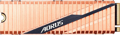 Gigabyte Aorus SSD 2TB τύπου M.2 με σύνδεση PCI Express 4.0 και Ψύκτρα GP-ASM2NE6200TTTD