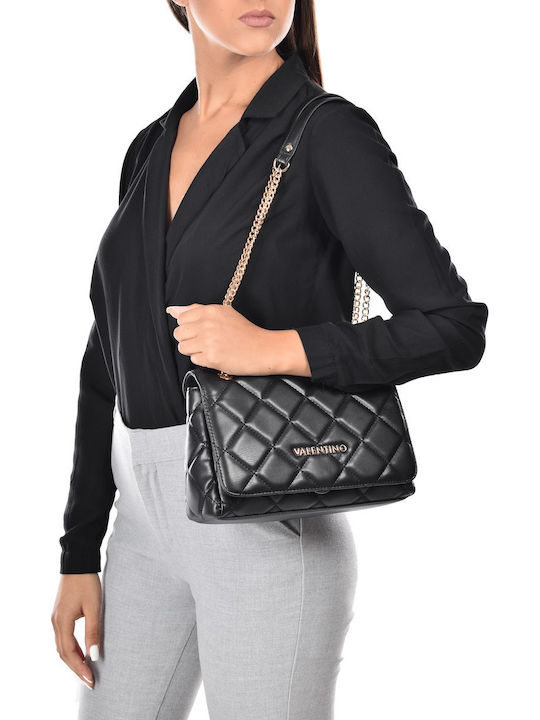 Valentino Bags VBS3KK02 Γυναικεία Flap Bag 'Ωμου Μαύρη