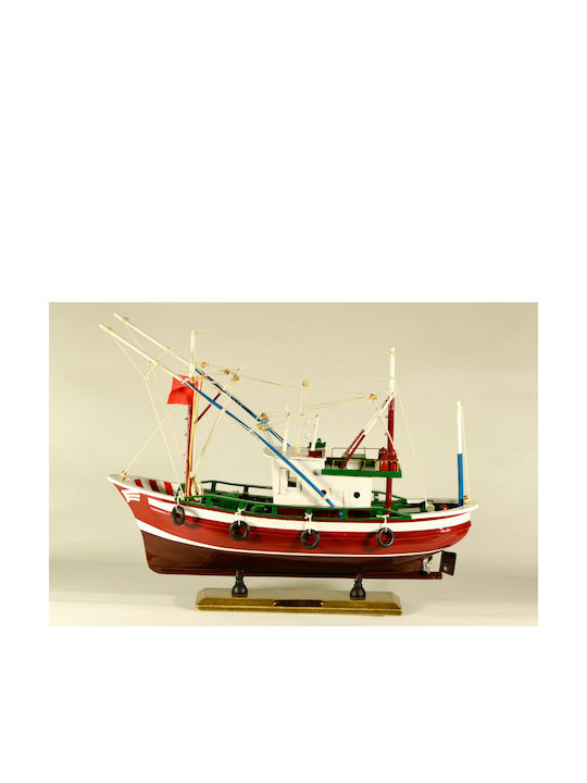 Fishboat Christmas Boat Wooden 42x31cm