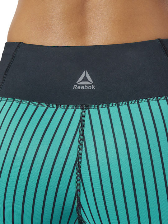 Cardio Lux Bold 7/8 Moto 2.0 Women's Long Training Legging High Waisted Turquoise