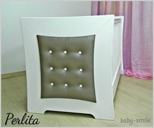 Baby Smile Κούνια Perlita White & Grey