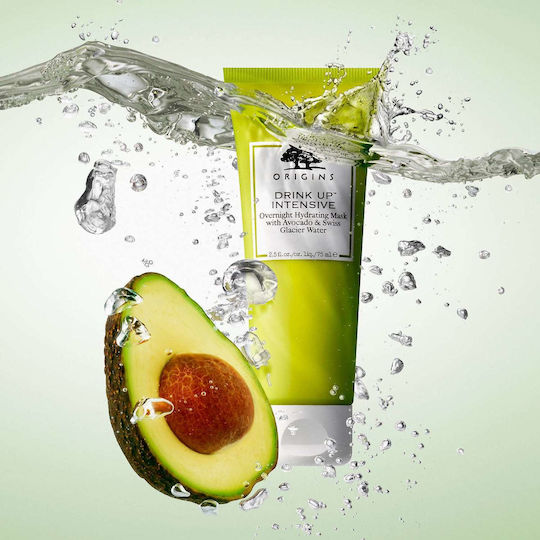 Origins Drink Up Μάσκα Ομορφιάς Προσώπου Νύχτας για Ενυδάτωση Με Νιασιναμίδη 75ml