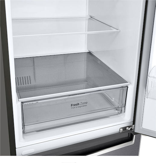 LG Ψυγειοκαταψύκτης 384lt Total NoFrost Υ203xΠ59.5xΒ68.2εκ. Inox GBP32DSLZN