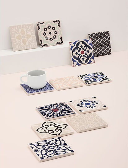 Maxwell & Williams Bahia Suporturi pentru pahare Ceramică Multicolor 9x9cm 1buc