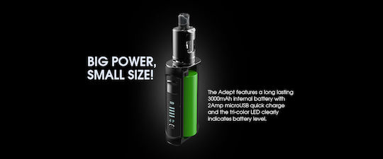 Innokin Adept Zlide Kit Box Mod 2ml Cu Baterie Încorporată 3000mAh Cer Albastru