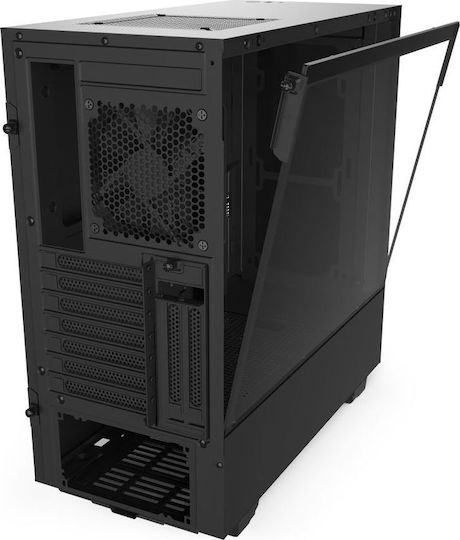 NZXT H510i Gaming Midi Tower Κουτί Υπολογιστή με Πλαϊνό Παράθυρο και RGB Φωτισμό Μαύρο