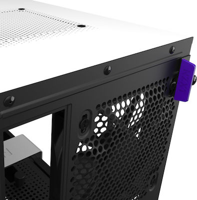 NZXT H210 Gaming Mini Tower Κουτί Υπολογιστή με Πλαϊνό Παράθυρο Λευκό
