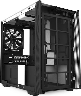 NZXT H210 Gaming Mini Tower Κουτί Υπολογιστή με Πλαϊνό Παράθυρο Λευκό