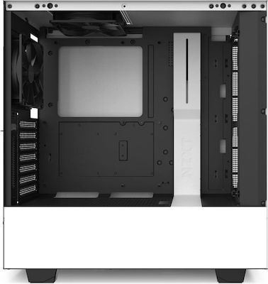 NZXT H510i Gaming Midi Tower Κουτί Υπολογιστή με Πλαϊνό Παράθυρο και RGB Φωτισμό Λευκό