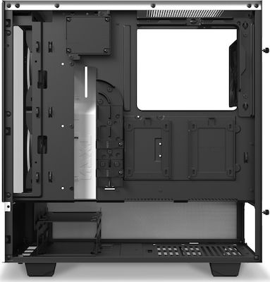 NZXT H510 Elite Gaming Midi Tower Κουτί Υπολογιστή με Πλαϊνό Παράθυρο και RGB Φωτισμό Λευκό