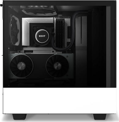 NZXT H510 Elite Gaming Midi Tower Κουτί Υπολογιστή με Πλαϊνό Παράθυρο και RGB Φωτισμό Λευκό