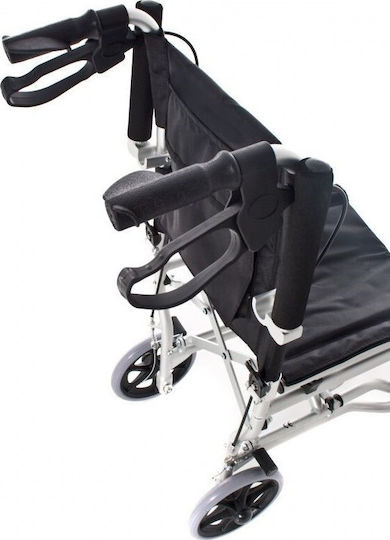 SuperOrtho Scaun cu Rotile Pliabil Tip Simplu 36cm ALU45