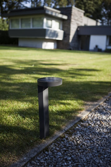 Lutec Diso Solar Light Floor Column 2W 200lm Natural White 4000K with Motion Sensor and Photocell IP44 45cmx17.5cmx16cmcm