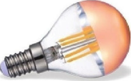 VK Lighting LED Bulb 4W 80mm for Socket E14 and Shape G45 Warm White 350lm Dimmable