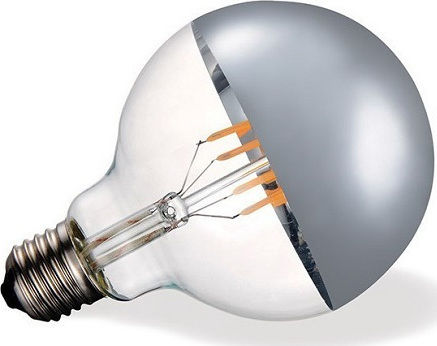 VK Lighting LED Bulb 7W 95mm for Socket E27 and Shape G95 Warm White 650lm Dimmable