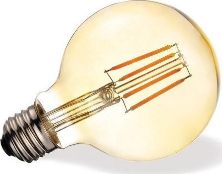 VK Lighting LED Bulb 7W 132mm for Socket E27 and Shape G95 Warm White 650lm Dimmable