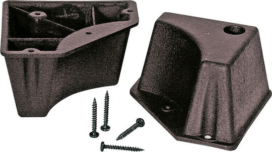 Ferplast Domus Hundehaus Hölzernes Außenbereich Braun 61x74.5x55cm