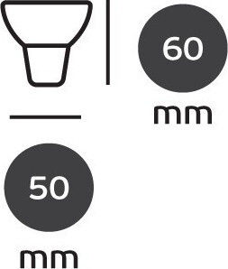 VK Lighting Smart Bulb LED 3W for Socket GU10 and Shape PAR16 RGB Dimmable