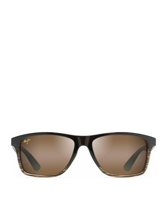 Maui Jim Onshore Sonnenbrillen mit Braun Rahmen mit Polarisiert Linse H798-01