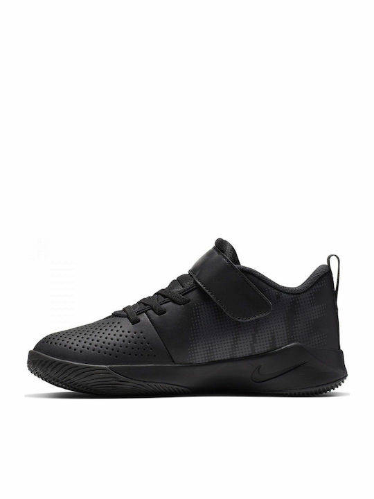 Nike Αθλητικά Παιδικά Παπούτσια Running Team Hustle Quick 2 Black / Anthracite / Volt