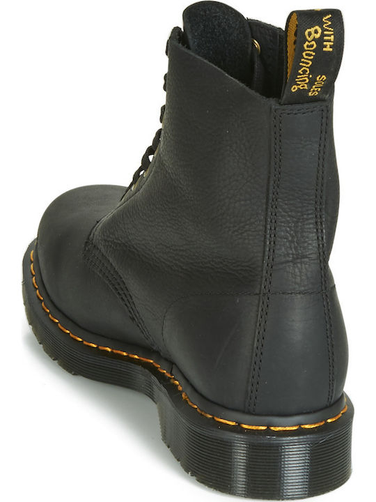 1460 Pascal Leather Black Boots