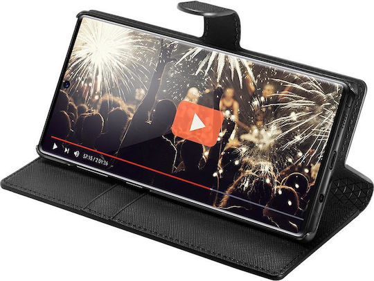 Spigen Wallet S Δερματίνης Μαύρο (Galaxy Note 10)