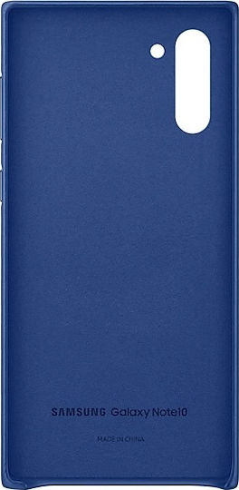 Samsung Leather Cover Back Cover Leather Blue (Galaxy Note 10)