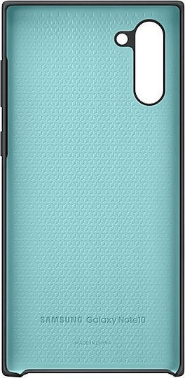 Samsung Umschlag Rückseite Silikon Schwarz (Galaxy Note 10)